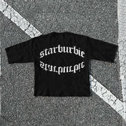 Fashionable personalized printed loose T-shirt