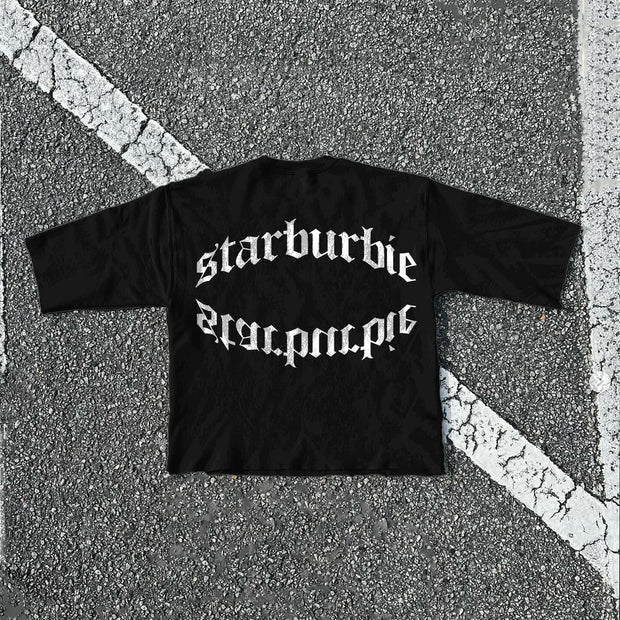 Fashionable personalized printed loose T-shirt