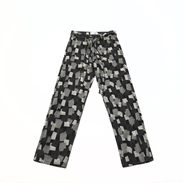Personality high street straight wide leg pants casual loose high waist wild hip-hop washed denim trousers for men and women