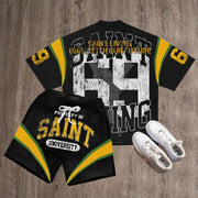 Saint No. 69 Print T-Shirt Shorts Two-Piece Set