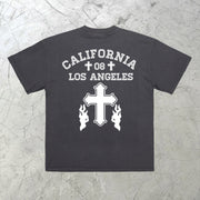 Retro trendy fashion Los Angeles T-shirt