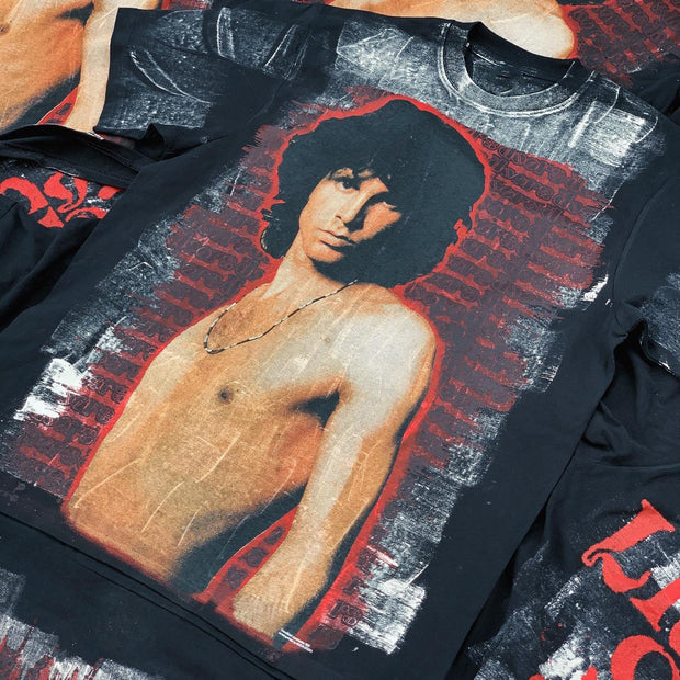 Hip hop printed cotton T-shirt