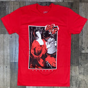 Retro art print round neck short-sleeved T-shirt