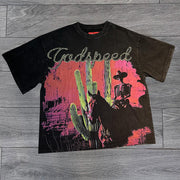 Street solid color oversized T-shirt