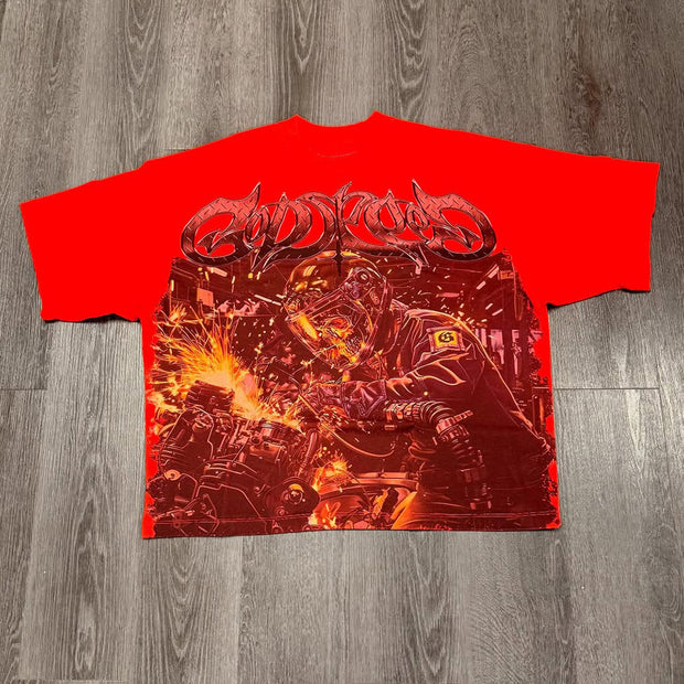 Out Of Many One Print Short Sleeve T-Shirt