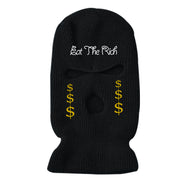 Personalized coin three-hole hat warm knitted hat