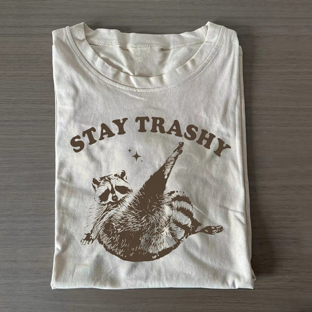 Vintage 90s Funny Racoon T-shirt