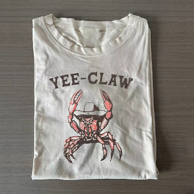 Yee Claw Yee Haw Crab T-Shirt