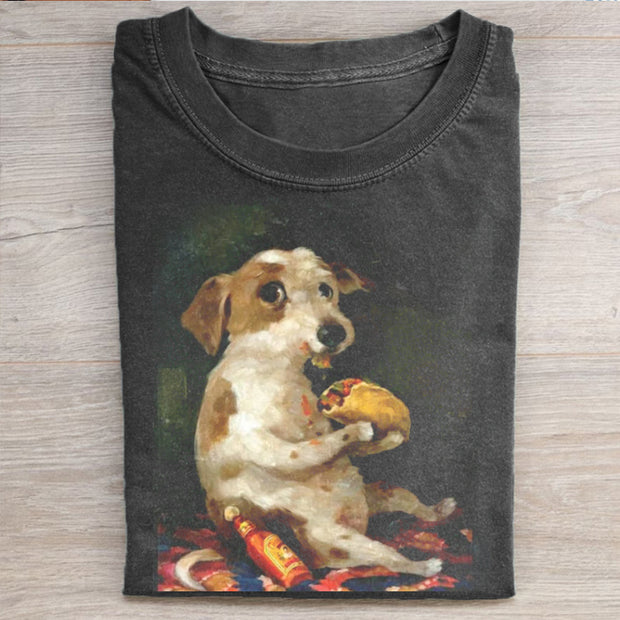 Dog Chill With Taco Bell Vintage T-shirt