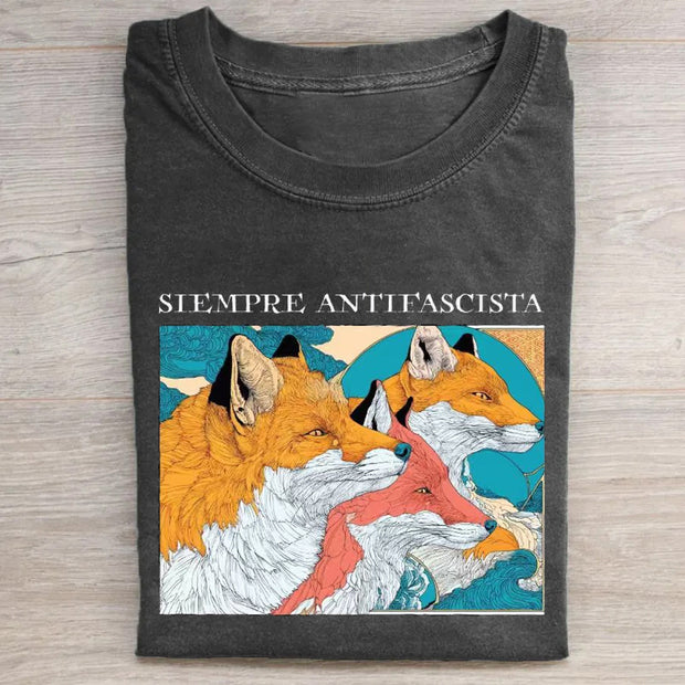 Siempre Antifascista T-shirt