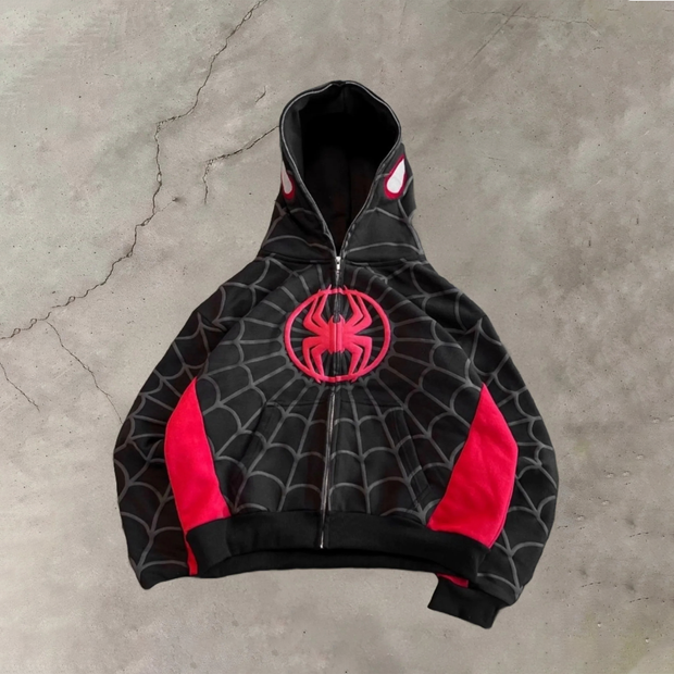 Fashion Full Print Zip Up Hoodie