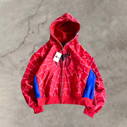 Fashion Full Print Zip Up Hoodie