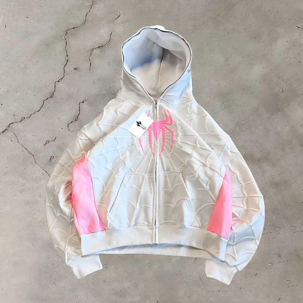 Fashion Full Print Zip Up Hoodie