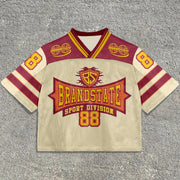 Vintage 88 print mesh sports T-shirt