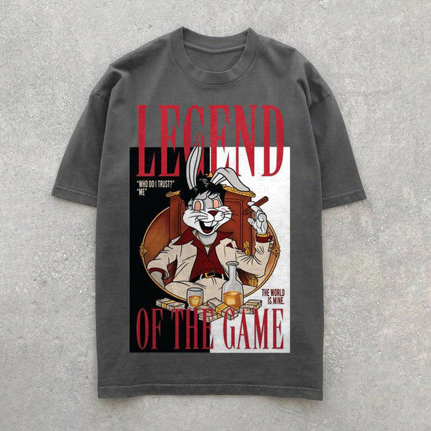 Tide brand printed street retro T-shirt