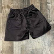 Colorblock cross print hip-hop fashion casual shorts