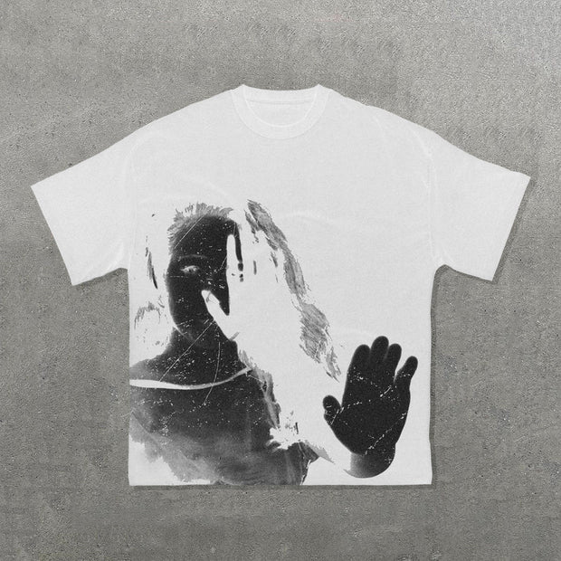 Fashion Phantom Print Short Sleeve T-Shirt