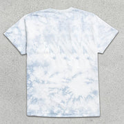 Rose Skull Print Tie-Dye Short Sleeve T-Shirt