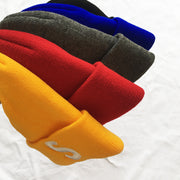 Embroidered cold hat knitted hat woolen hat couple pointed hat
