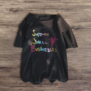 Personalized text printed T-shirt