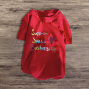 Personalized text printed T-shirt