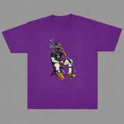 Hip Hop Vintage Print Street Short Sleeve T-Shirt