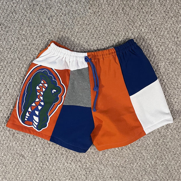 Gator Varsity Paneled Casual Shorts