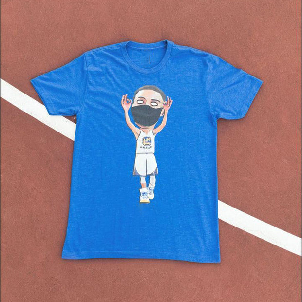 Trendy round neck print T-shirt