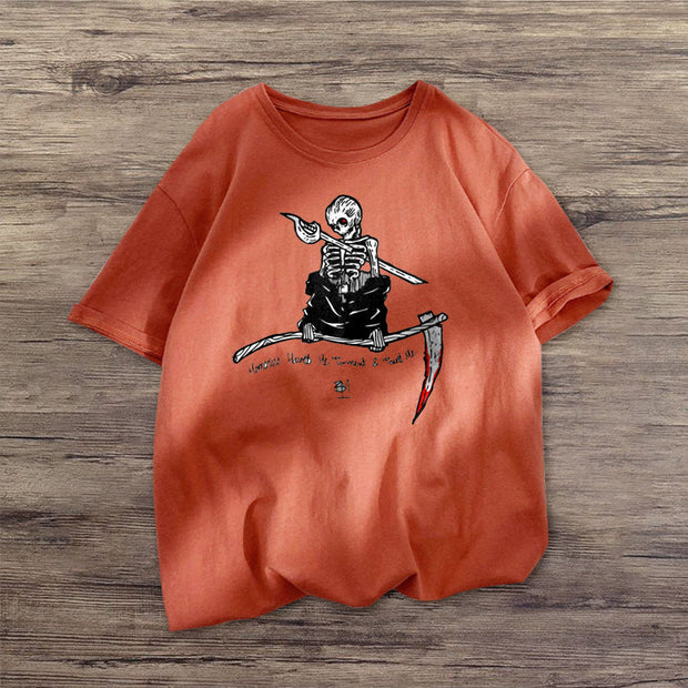 Funny personality printed short-sleeved T-shirt