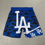 Vintage printed hip-hop trendy shorts