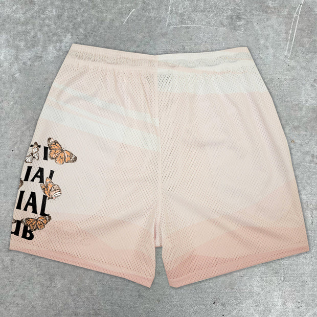 Fashion Art Gradient Mesh Track Shorts