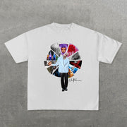 Chris Brown Music Album Print Short Sleeve T-Shirt