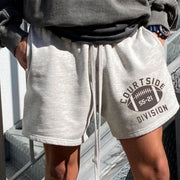 Rugby Print Elastic Shorts