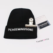 Hat ladies woolen hat male Korean version of the wild warm knitted pullover cap