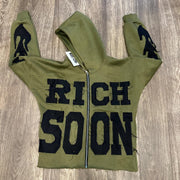 Fashionable personalized patch loose hoodie