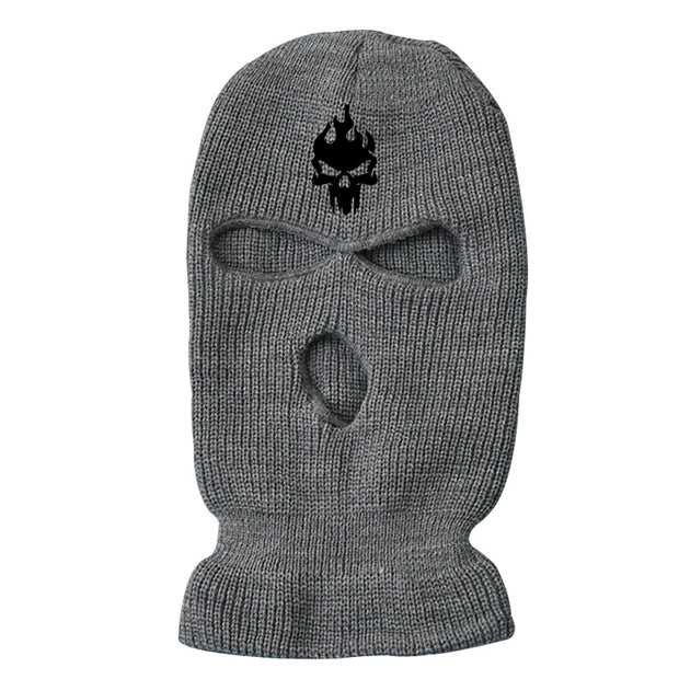 Fashion warm ski three-hole hat