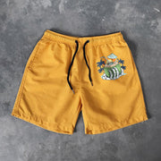 Coconut tree print Hawaiian shorts