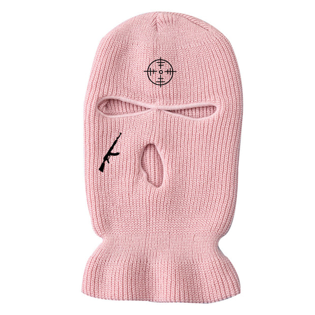 Real people eat chicken warm knitted hat rider woolen hat