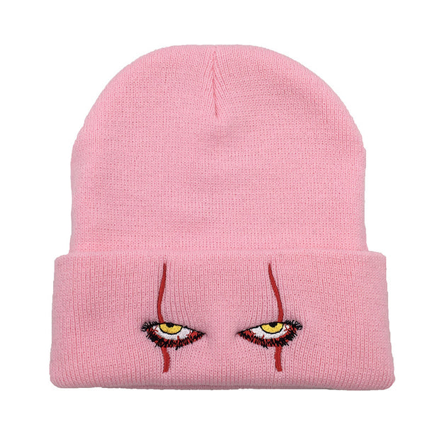 Eye knitted hat warm pullover hip hop hat beanie