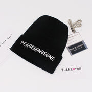 Hat ladies woolen hat male Korean version of the wild warm knitted pullover cap