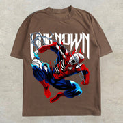 Trendy personalized print street style short-sleeved T-shirt