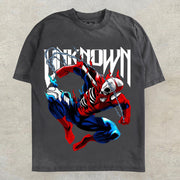 Trendy personalized print street style short-sleeved T-shirt