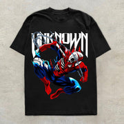 Trendy personalized print street style short-sleeved T-shirt