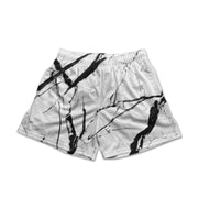 Stylish printed stretch casual shorts