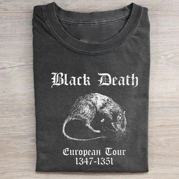 Black Death European Tour T-shirt
