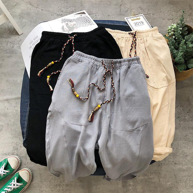 Pure color thin solid color shorts