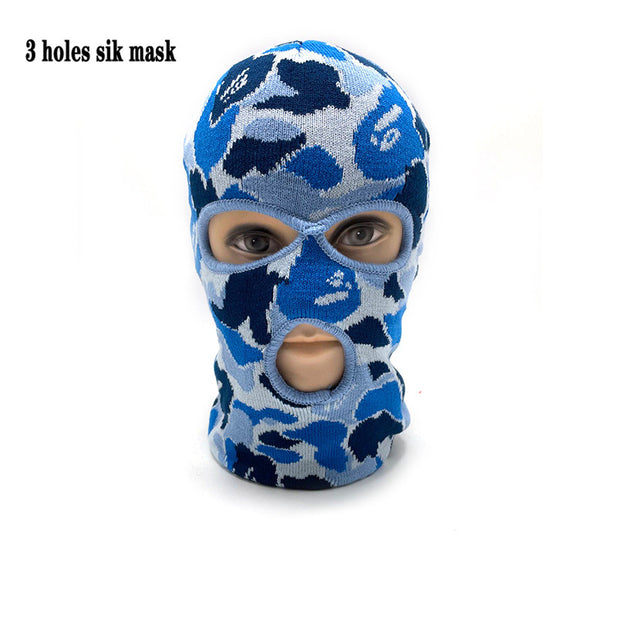 Camouflage casual street three-hole hat