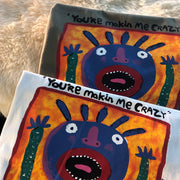 Personality printed loose t-shirt