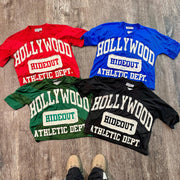 Fashionable sports style v-neck T-shirt