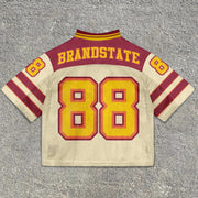 Vintage 88 print mesh sports T-shirt